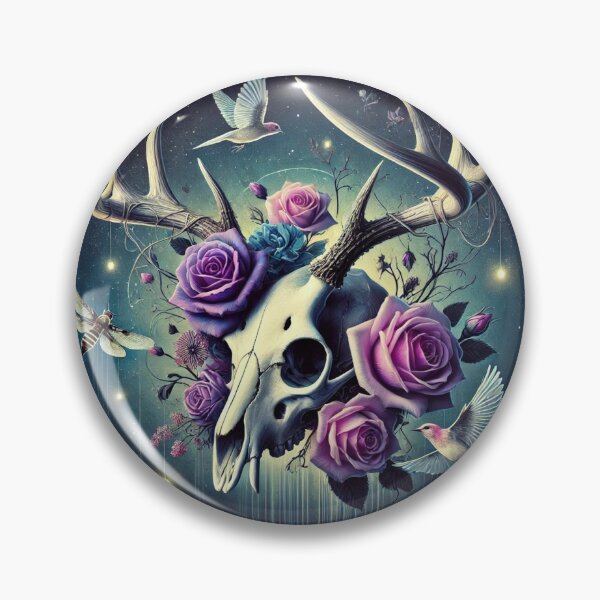 Item preview, Artistic Skull 07 designed and sold by PawPrintDecals.