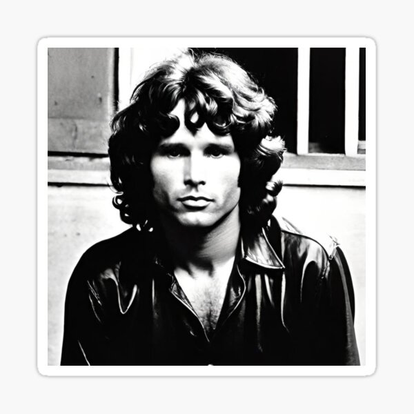 Item preview, Jim Morrison Black And White Art | TheAmericanPoet | The Doors Art designed and sold by TheAmericanPoet.