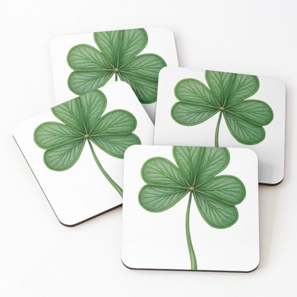 Item preview, isolated clover leaf designed and sold by Creative88Art.