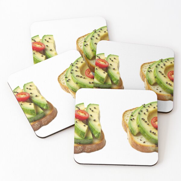 Item preview, isolated bread with avocado  designed and sold by Creative88Art.