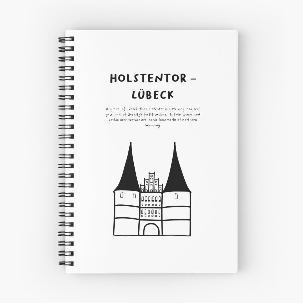 Item preview, Holstentor – Lübeck | Famous Landmarks in Germany designed and sold by RM-Journey.