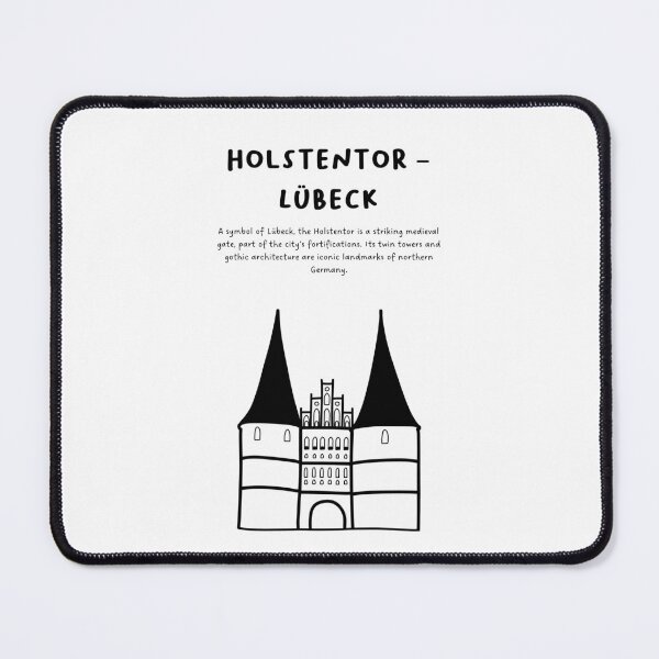 Item preview, Holstentor – Lübeck | Famous Landmarks in Germany designed and sold by RM-Journey.