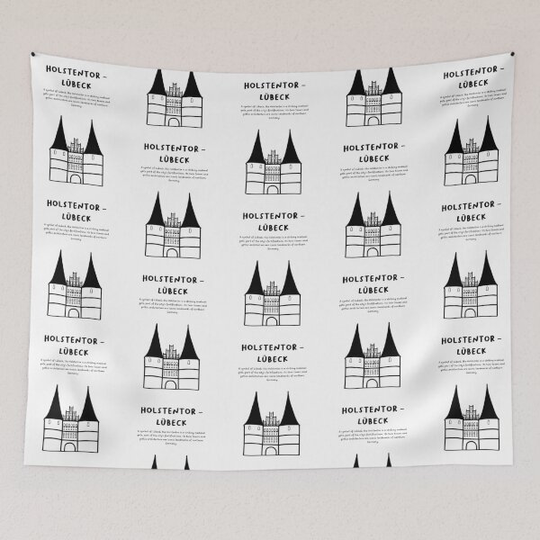 Item preview, Holstentor – Lübeck | Famous Landmarks in Germany designed and sold by RM-Journey.