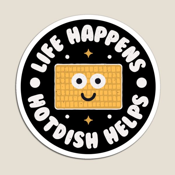 Item preview, Life Happens Hotdish Helps - Minnesota Tater Tot Hotdish designed and sold by TomThornton.