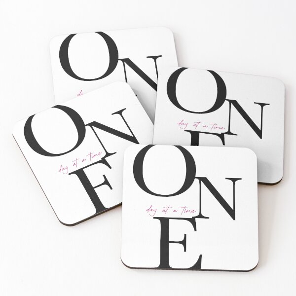 Item preview, One Day At A Time | Motivational | Inspirational | Positive Thinking designed and sold by PrintEveryday.