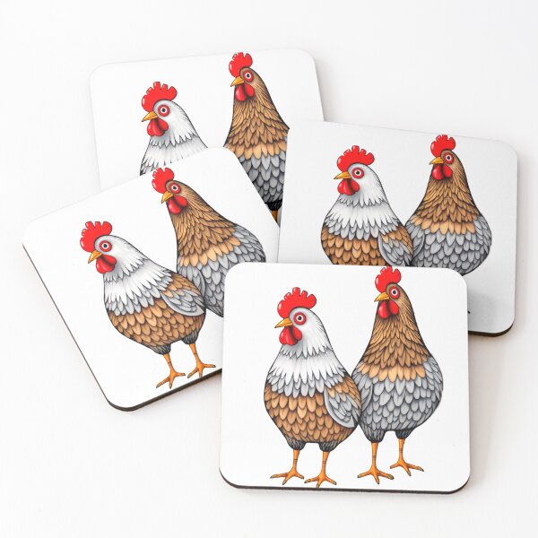 Item preview, Two Chickens designed and sold by PurpleJelly.