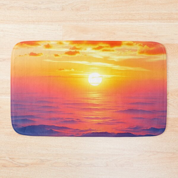 Item preview, Colorful Sunset Over the Ocean designed and sold by thebigleebowski.
