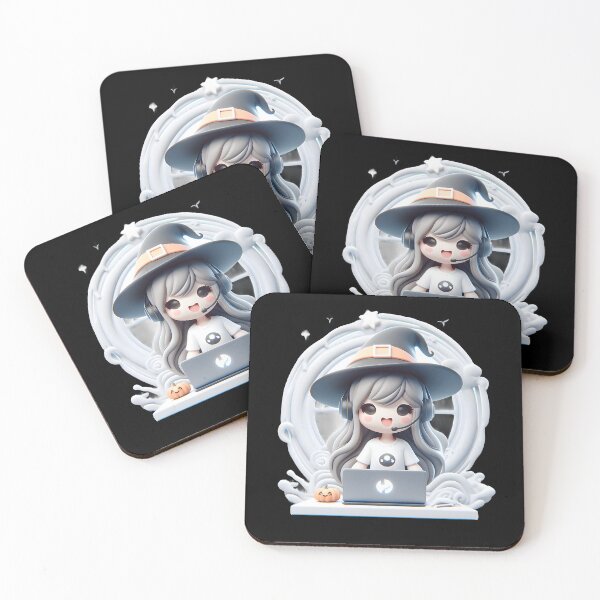 Item preview, Cute Witch as Tech Support Agent designed and sold by Mechanical-Artt.