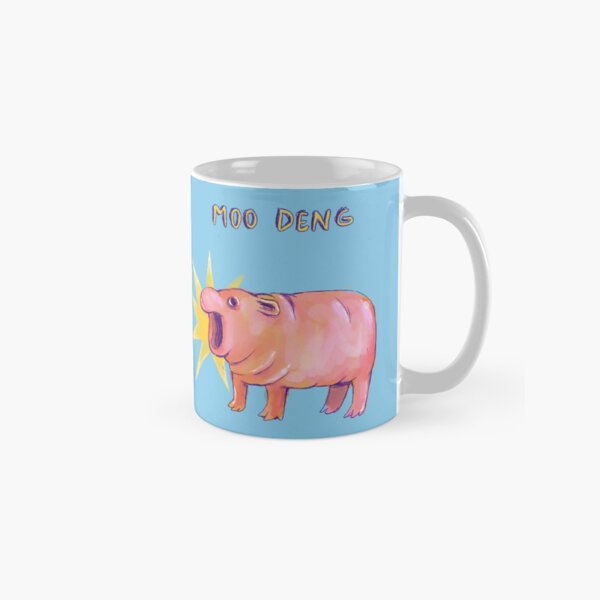Aperçu de l'œuvre Illustration de Moo Deng qui crie créée et vendue par Dirt-flavor.