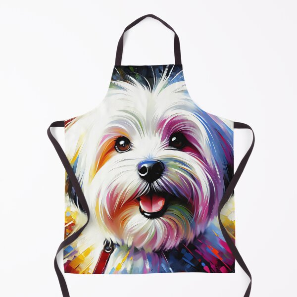 Item preview, Coton De Tulear Dog Portrait Acrylic Art Print Pet Portrait Gifts for Dog Lovers designed and sold by Puppy Puzzles Plus.