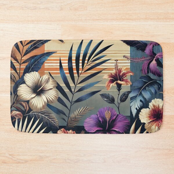Item preview, Exotic Hibiscus Haven – Vibrant Tropical Floral Art Print designed and sold by MellowLazy.