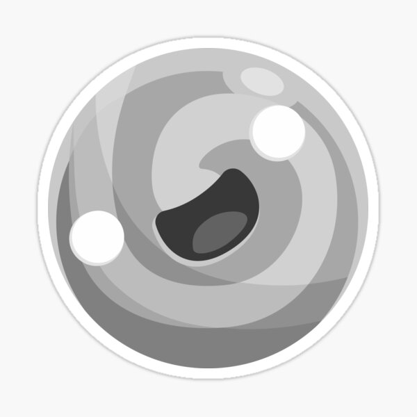 Artikel-Vorschau von Monochromer Schleim von Slime Rancher, designt und verkauft von Kubala Designs.