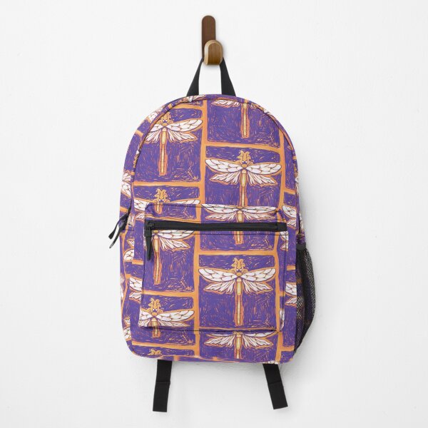 Item preview, Orange and purple bright dragonfly designed and sold by Dirt-flavor.