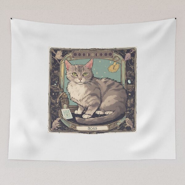 Item preview, Cat Tarot Card designed and sold by Petthecatshop.