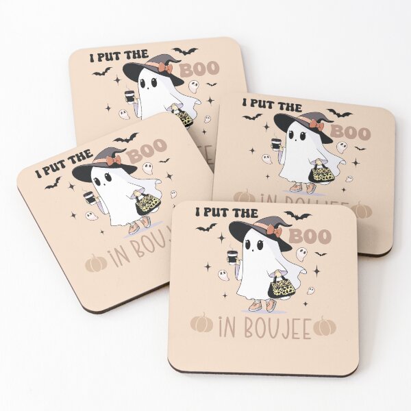 Item preview, Girly Coffee Ghost Boo In Boujee - Cute I Put The Boo Halloween designed and sold by Run to Creations.