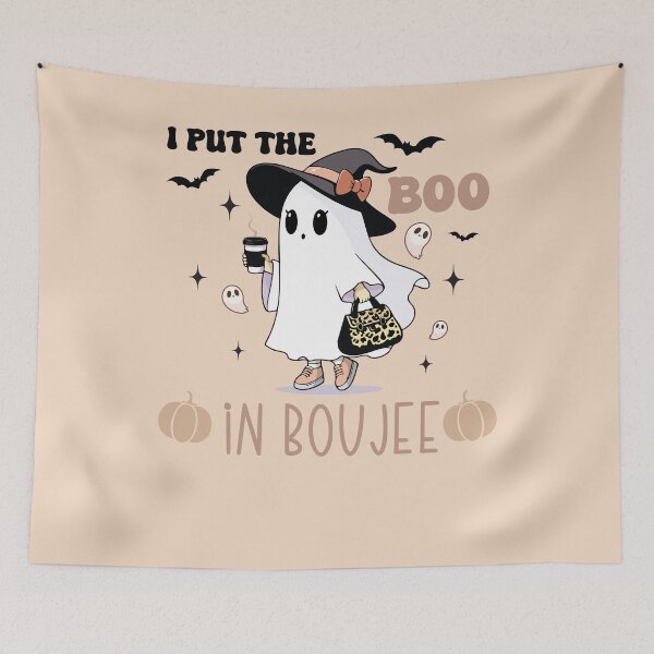 Item preview, Girly Coffee Ghost Boo In Boujee - Cute I Put The Boo Halloween designed and sold by Run to Creations.