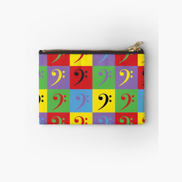 Item preview, Bass Clef Music Colorful Rainbow Pattern designed and sold by ValeriesGallery.
