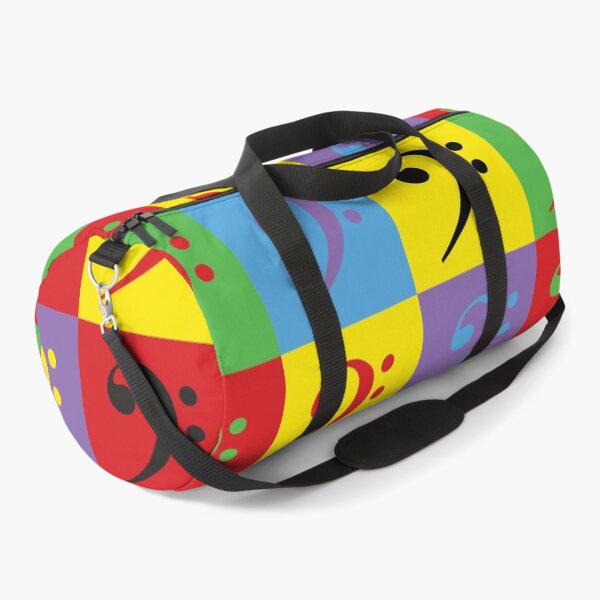 Item preview, Bass Clef Music Colorful Rainbow Pattern designed and sold by ValeriesGallery.