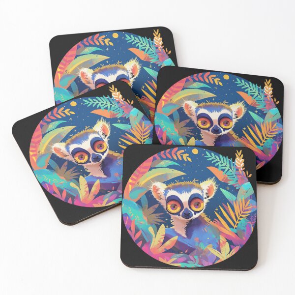 Item preview, Lemur // Ape // Monkey // Madagascar // Colorful designed and sold by SMARTKIT  DESIGNAGENCY.