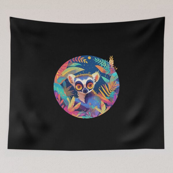 Item preview, Lemur // Ape // Monkey // Madagascar // Colorful designed and sold by SMARTKIT  DESIGNAGENCY.