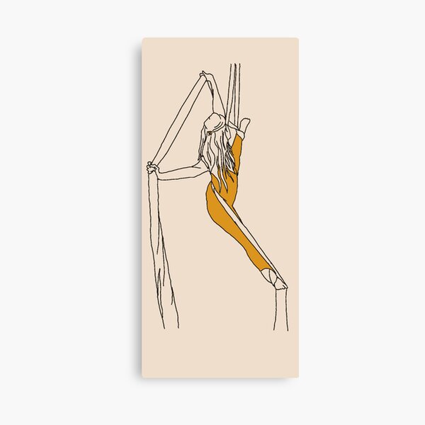 Aperçu de l'œuvre Tissu de cirque en tissu aérien : un peu noué créée et vendue par WildflowerYoga.
