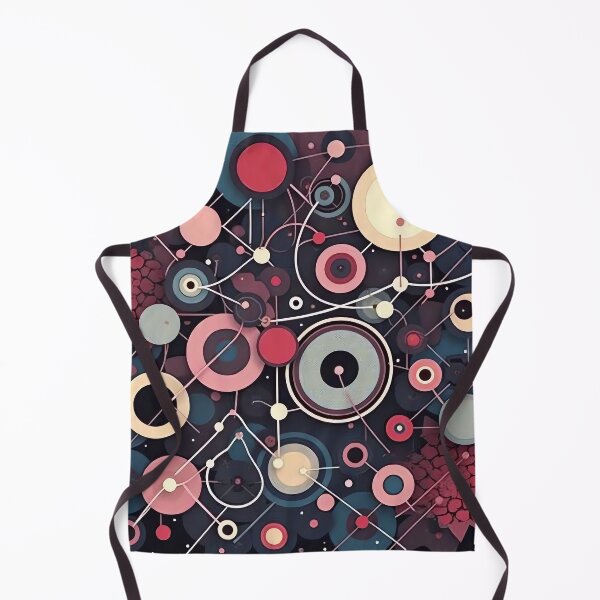 Item preview, Mid-Century Dreamscape: A Kaleidoscope of Circles and Colors designed and sold by marvinismyname.