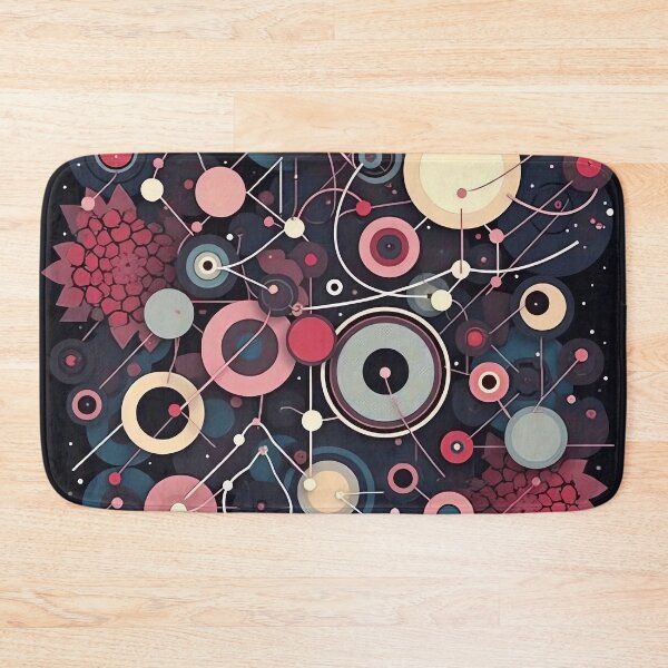 Item preview, Mid-Century Dreamscape: A Kaleidoscope of Circles and Colors designed and sold by marvinismyname.