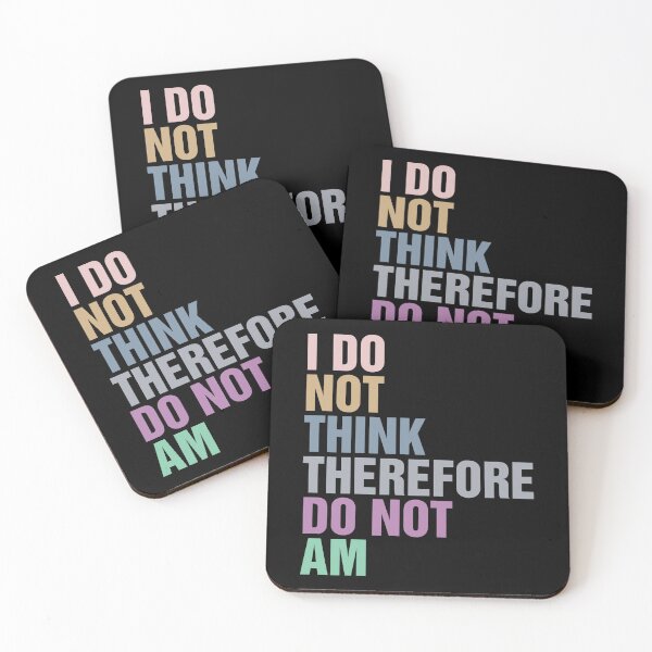 Item preview, I do not think therefore i do not am Classic T-Shirt designed and sold by ouaredi.