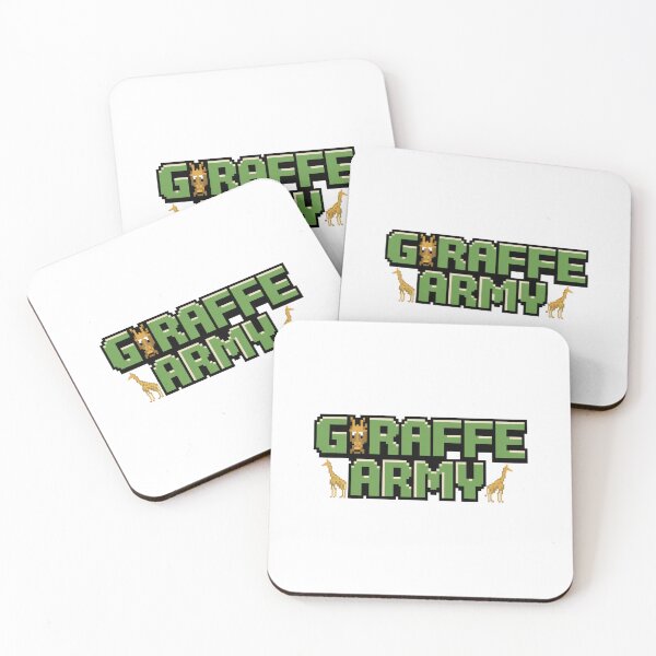 Item preview, Giraffe Army: Tall Guardians designed and sold by 8bitdecalworld.