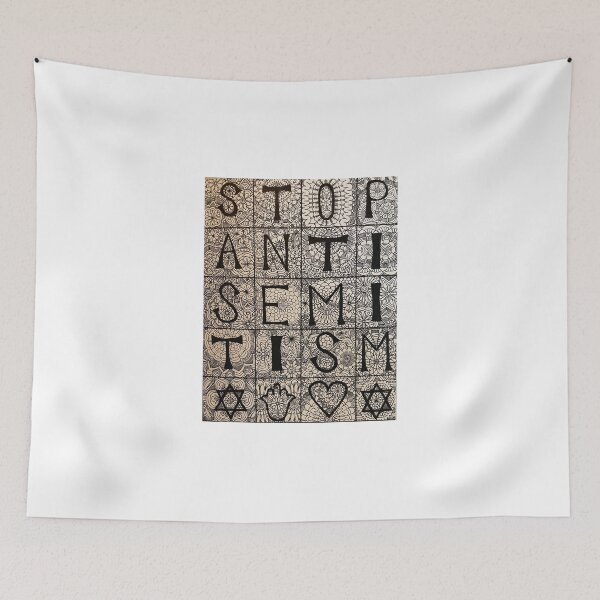 Item preview, Stop anti-Semitism designed and sold by SpicyHamsa1.