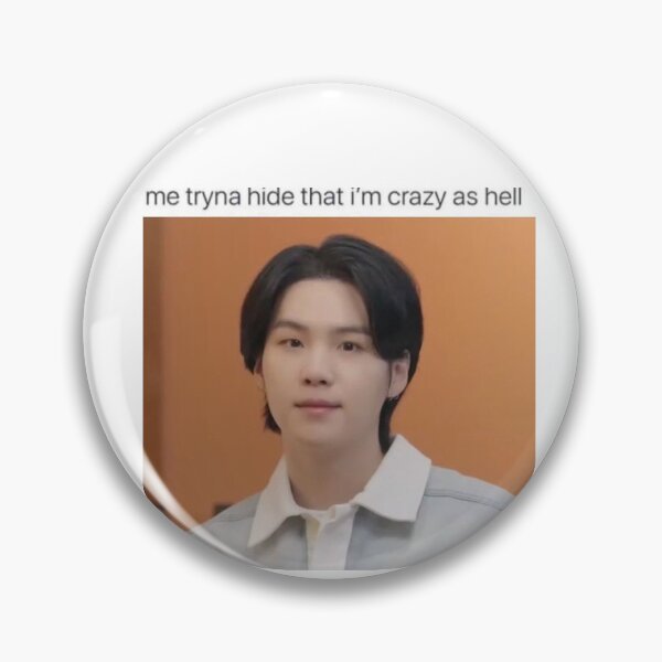 Artikelvorschau, Versuch zu verbergen, dass ich verrückt bin, Suga Bts YOONGI entworfen und verkauft von hereliescato.