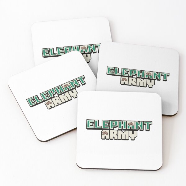 Item preview, Elephant Army: Majestic Marchers designed and sold by 8bitdecalworld.