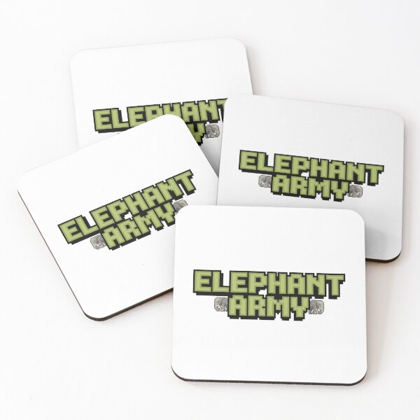 Item preview, Elephant Army: Majestic Marchers designed and sold by 8bitdecalworld.