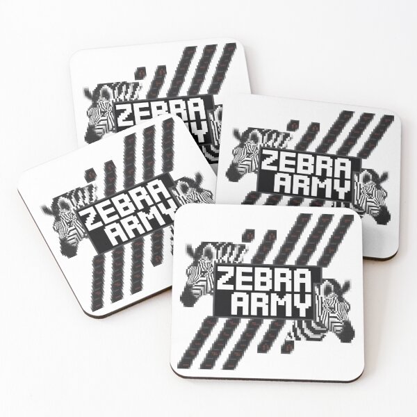 Item preview, Zebra Army: Striped Warriors designed and sold by 8bitdecalworld.