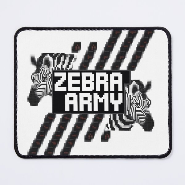 Item preview, Zebra Army: Striped Warriors designed and sold by 8bitdecalworld.