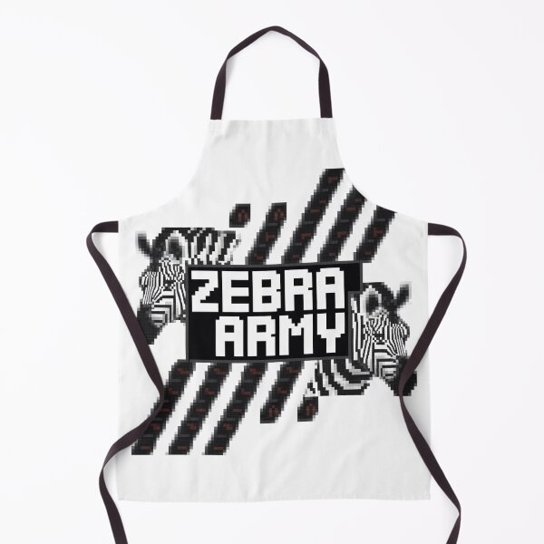 Item preview, Zebra Army: Striped Warriors designed and sold by 8bitdecalworld.