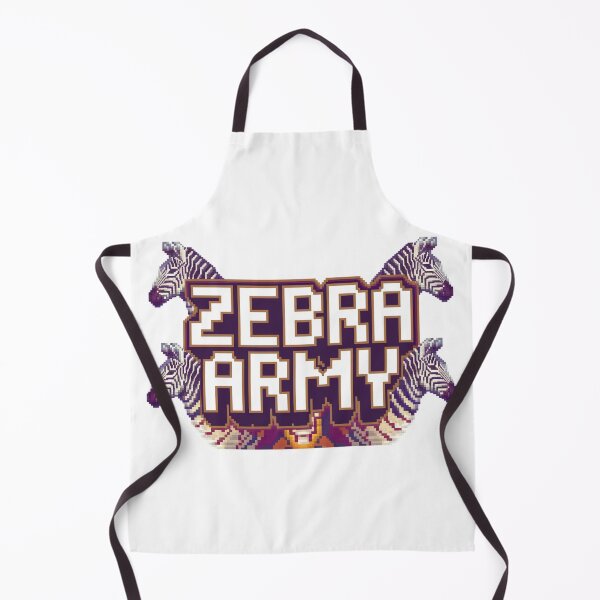 Item preview, Zebra Army: Striped Warriors designed and sold by 8bitdecalworld.