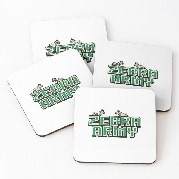 Item preview, Zebra Army: Striped Warriors designed and sold by 8bitdecalworld.