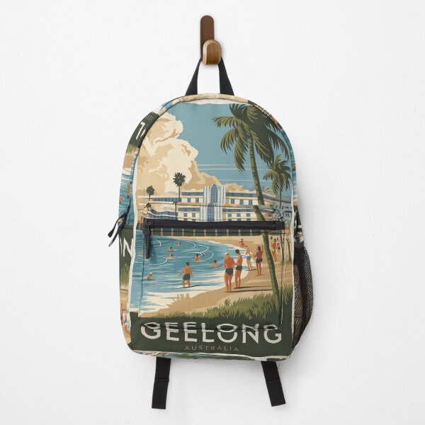 Item preview, Geelong Vintage Travel Poster designed and sold by TravelerRat.