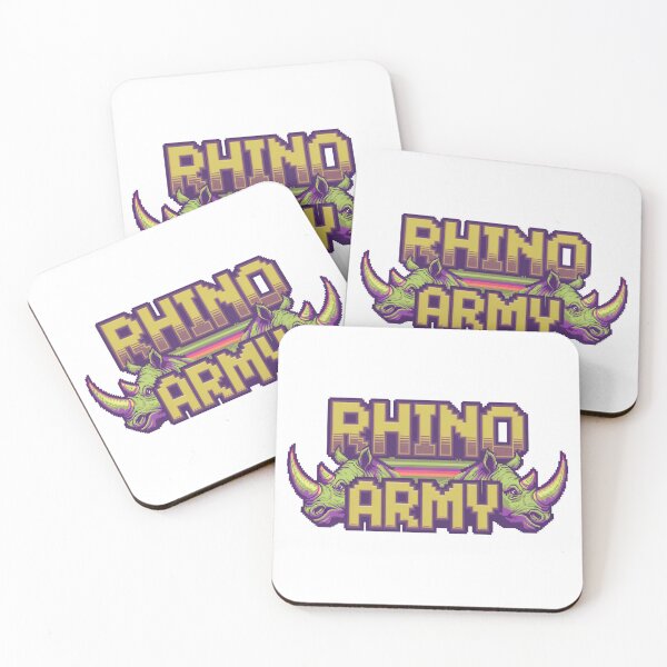 Item preview, Rhino Army: Powerful Chargers designed and sold by 8bitdecalworld.