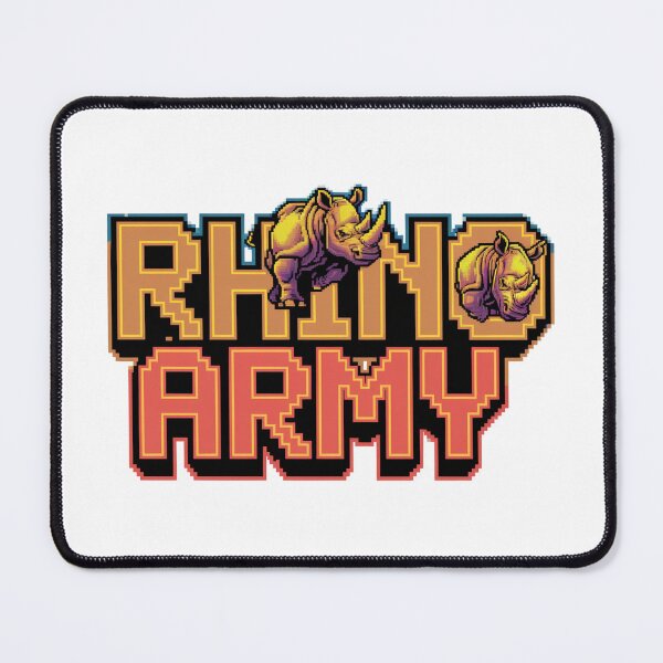 Item preview, Rhino Army: Powerful Chargers designed and sold by 8bitdecalworld.