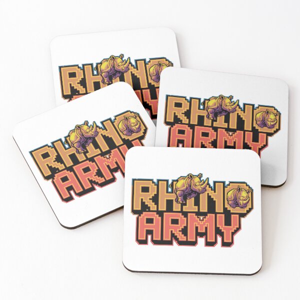 Item preview, Rhino Army: Powerful Chargers designed and sold by 8bitdecalworld.