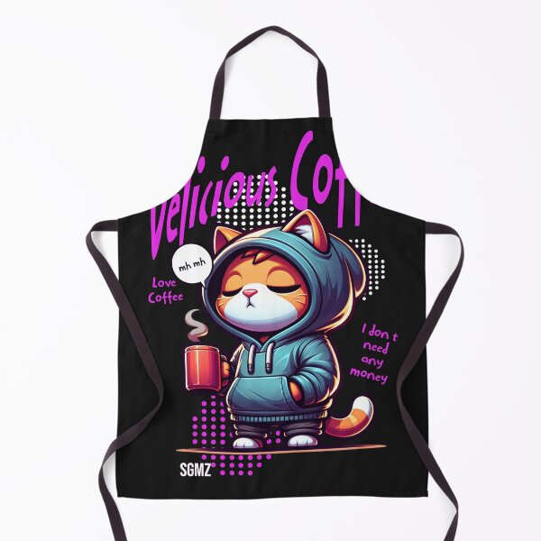 Item preview, Gato tomando café con amor designed and sold by MinnellaSG.