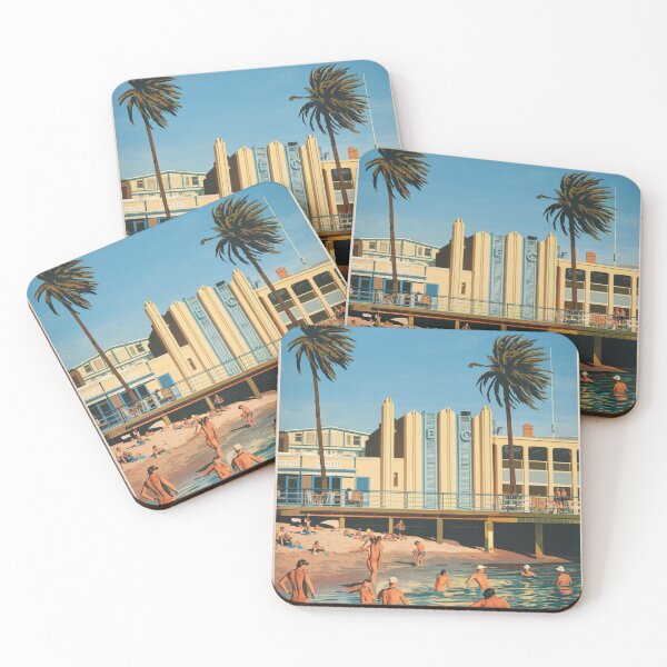 Item preview, Geelong Vintage Travel Poster designed and sold by TravelerRat.