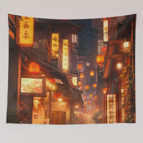 Aperçu de l'œuvre Golden Gai Tokyo créée et vendue par WanderlustArtsy.