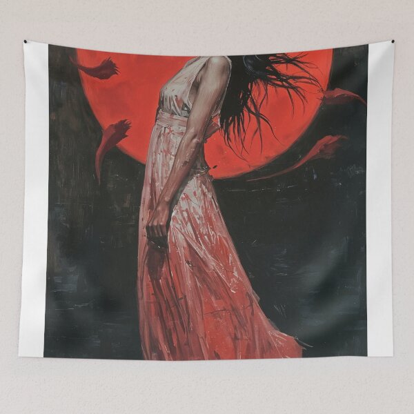 Item preview, Beneath the Crimson Moon designed and sold by oanaunciuleanu.