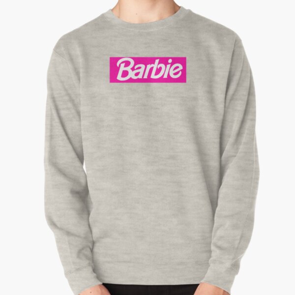 hot pink barbie sweatshirt