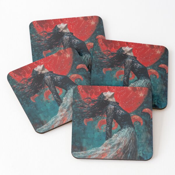 Item preview, Beneath the Crimson Moon designed and sold by oanaunciuleanu.