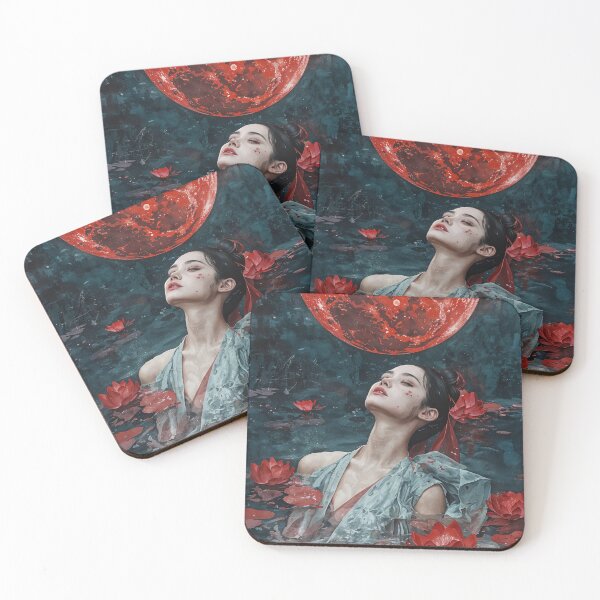 Item preview, Beneath the Crimson Moon designed and sold by oanaunciuleanu.