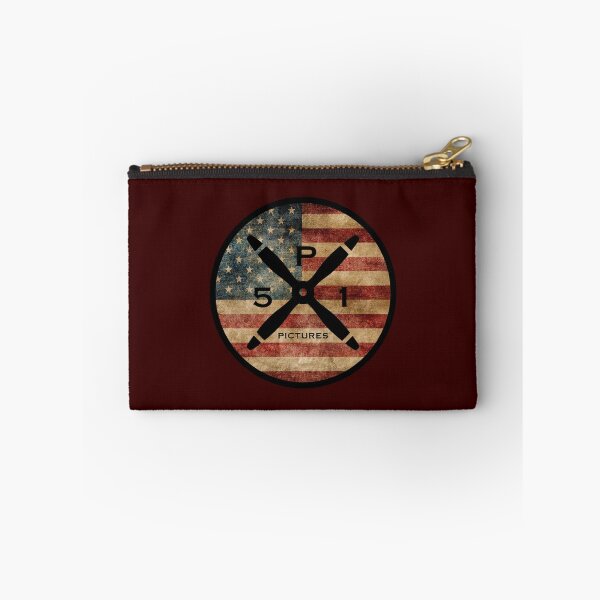 Item preview, P51 Pictures Logo Round American Flag designed and sold by P51-Pictures.